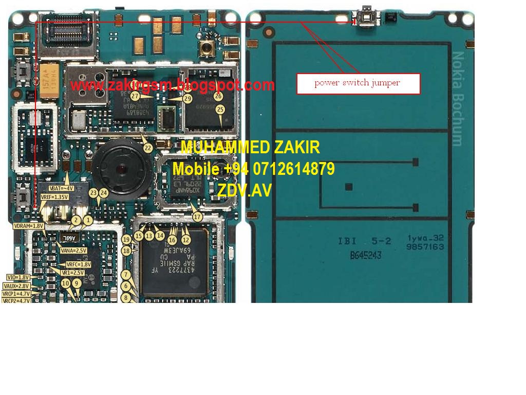 Nokia Mobile Repair: Nokia 6300 charging ok but no power on & Power Switch Ways Solution